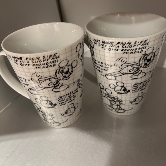 Disney Mickey Mouse Sketch Book Tall Coffee Mugs - Picture 6 of 6